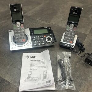 AT&T Cordless Phone CL83507 Wireless Handset Telephone Answering Machine DECT6.0